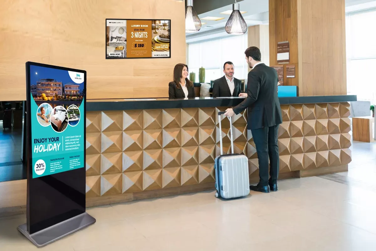 Digital Signage in the Hospitality Sector: Elevating Guest Experience